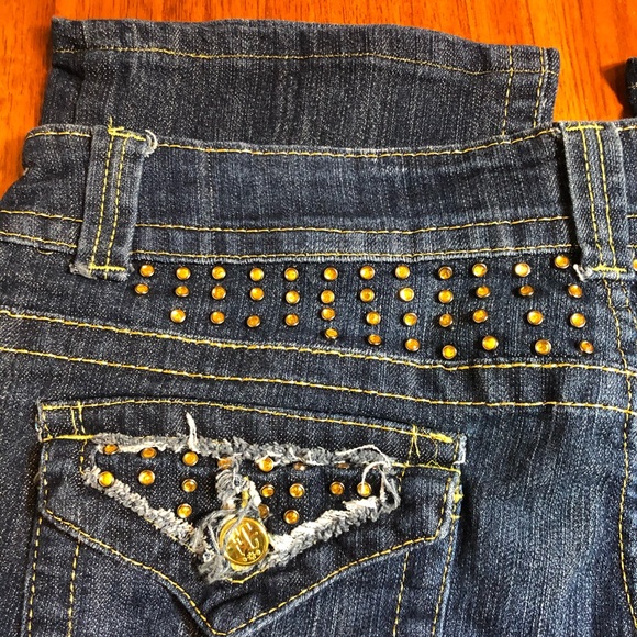 Free Culture bedazzled bootcut jeans - Picture 10 of 13